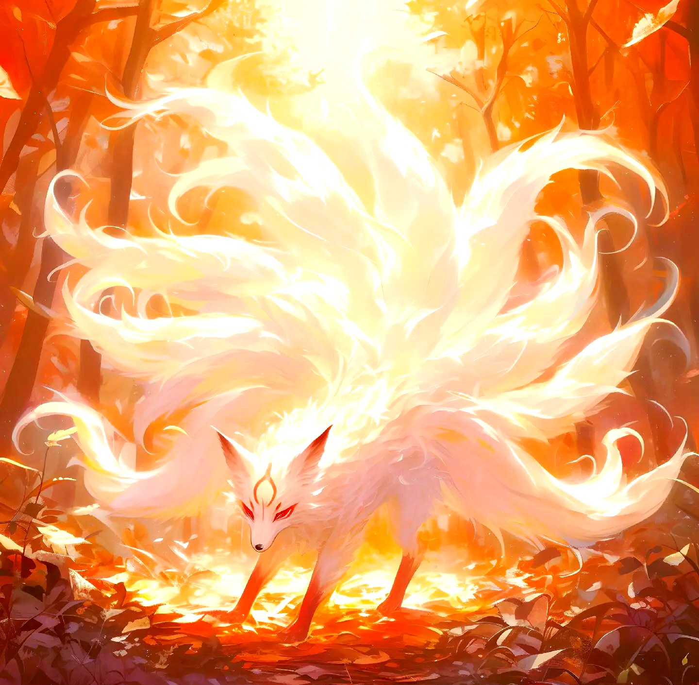 大兴安岭发现火红的狐狸?...