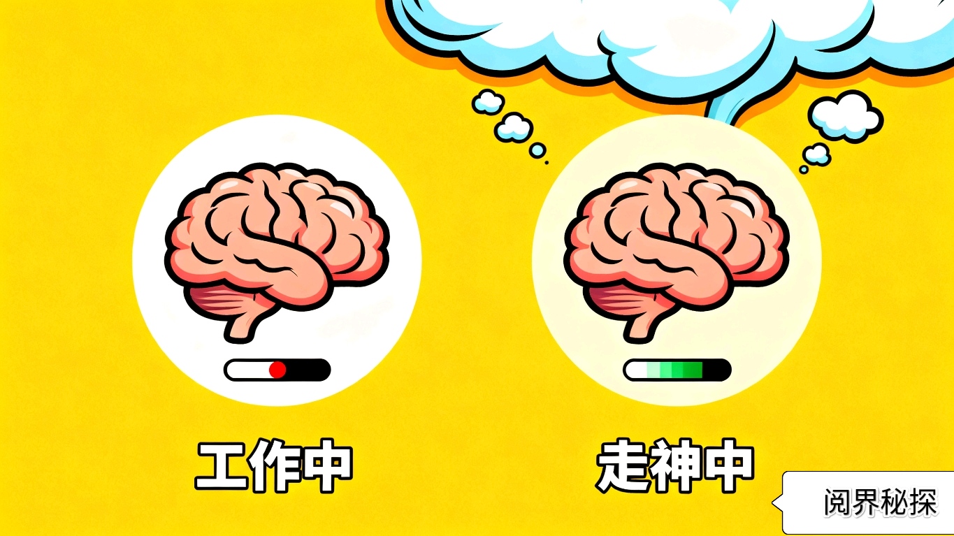 为何人在走神时大脑更活跃...